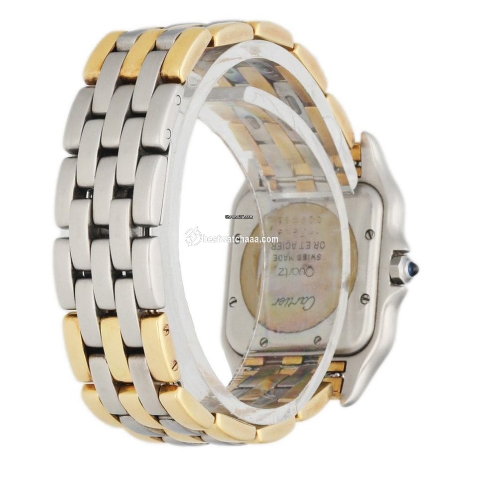 IMG_9081 Cartier Panthere Womens watch Quartz Steel 187949 Replica 4