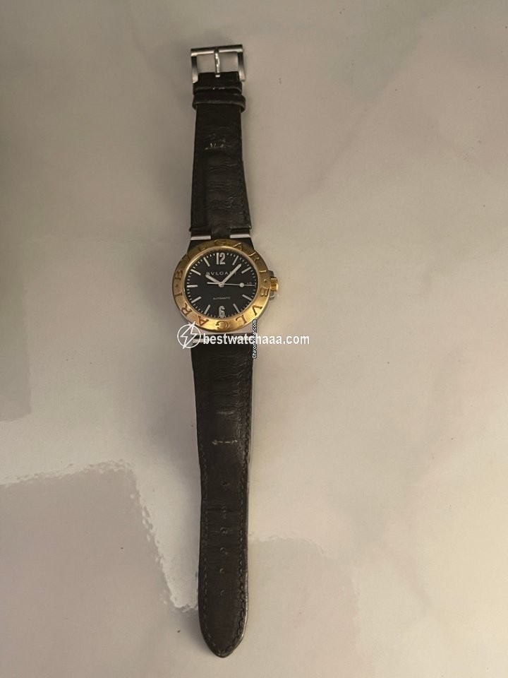 IMG_9081 Bulgari Diagono Mens watch Unisex Automatic Gold Steel LC35SG Replica 4