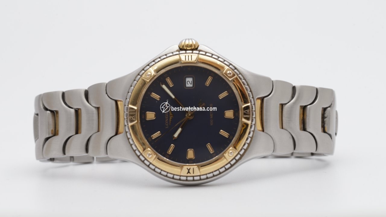IMG_9081 Longines Conquest Mens watch Unisex Quartz Steel L3.612.3 Replica 4