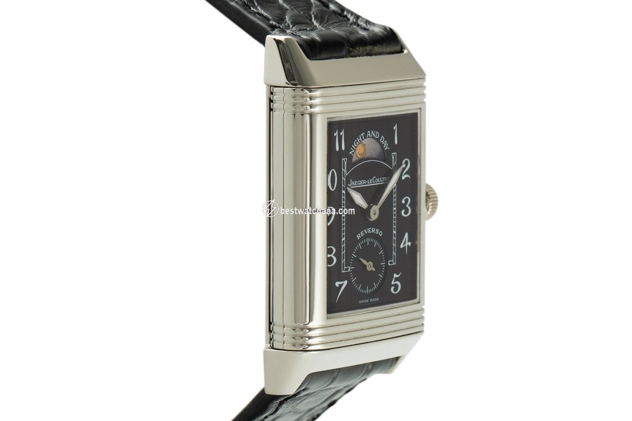 IMG_9081 Jaeger-LeCoultre Reverso Duoface Mens watch Unisex Manual winding White gold 270.3.54 Replica 4