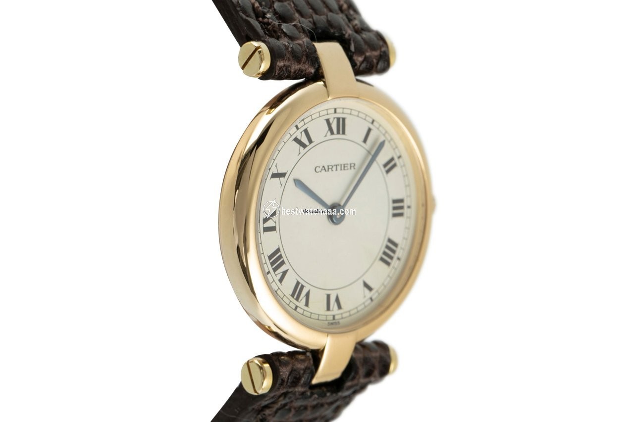 IMG_9081 Cartier Womens watch Quartz Yellow gold 881002 Replica 4