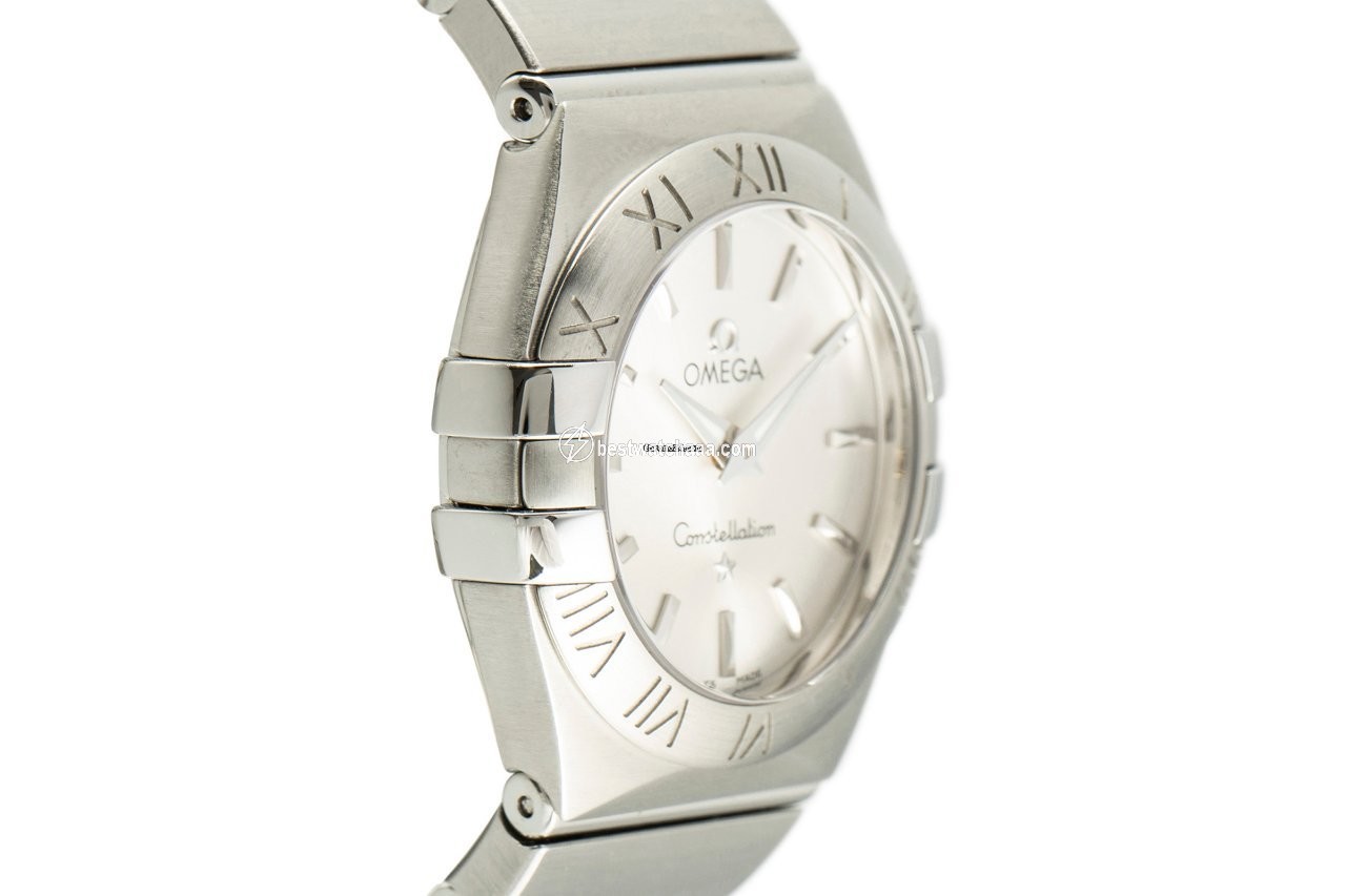 IMG_9081 Omega Constellation Quartz Womens watch Quartz Steel 123.10.27.60.02.001 Replica 4