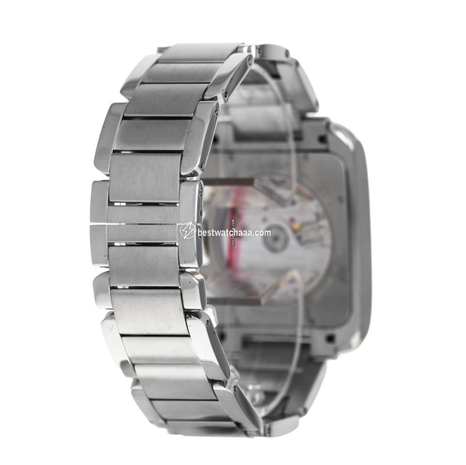 IMG_9081 Cartier Tank Anglaise Mens watch Unisex Automatic Steel w5310008 3507 Replica 4