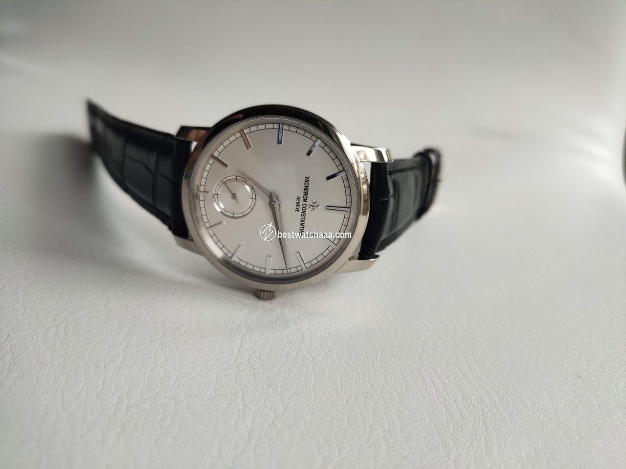 IMG_9081 Vacheron Constantin Patrimony Mens watch Unisex Manual winding White gold 82172 000G-9383 Replica 4
