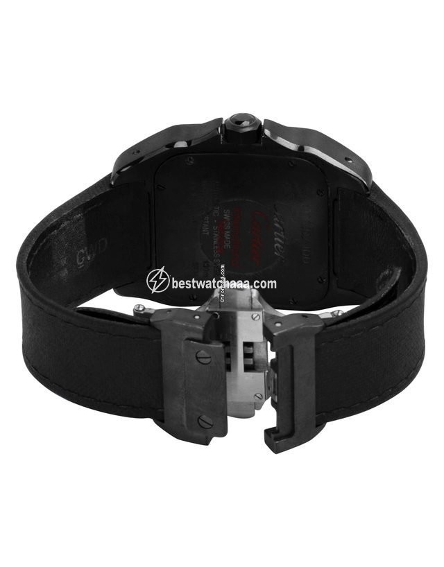 IMG_9081 Cartier Santos 100 Mens watch Unisex Automatic Steel WSSA0006 3774 Replica 4