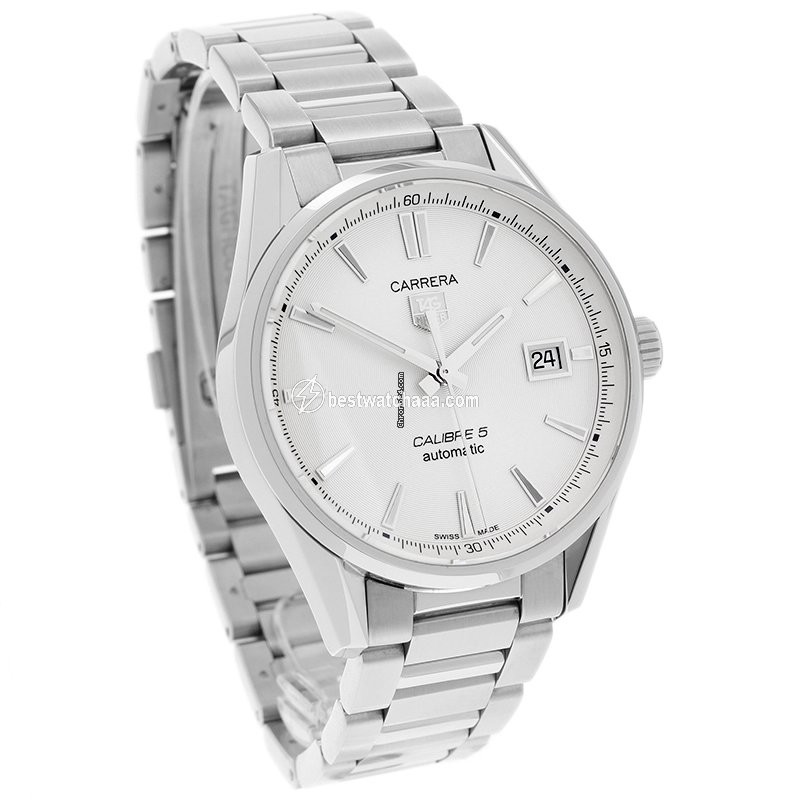 IMG_9081 TAG Heuer Carrera Calibre 5 Mens watch Unisex Automatic Steel WAR211B Replica 4