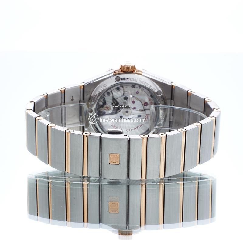 IMG_9081 Omega Constellation Men Mens watch Unisex Automatic Gold Steel 123.20.38.21.06.002 Replica 4