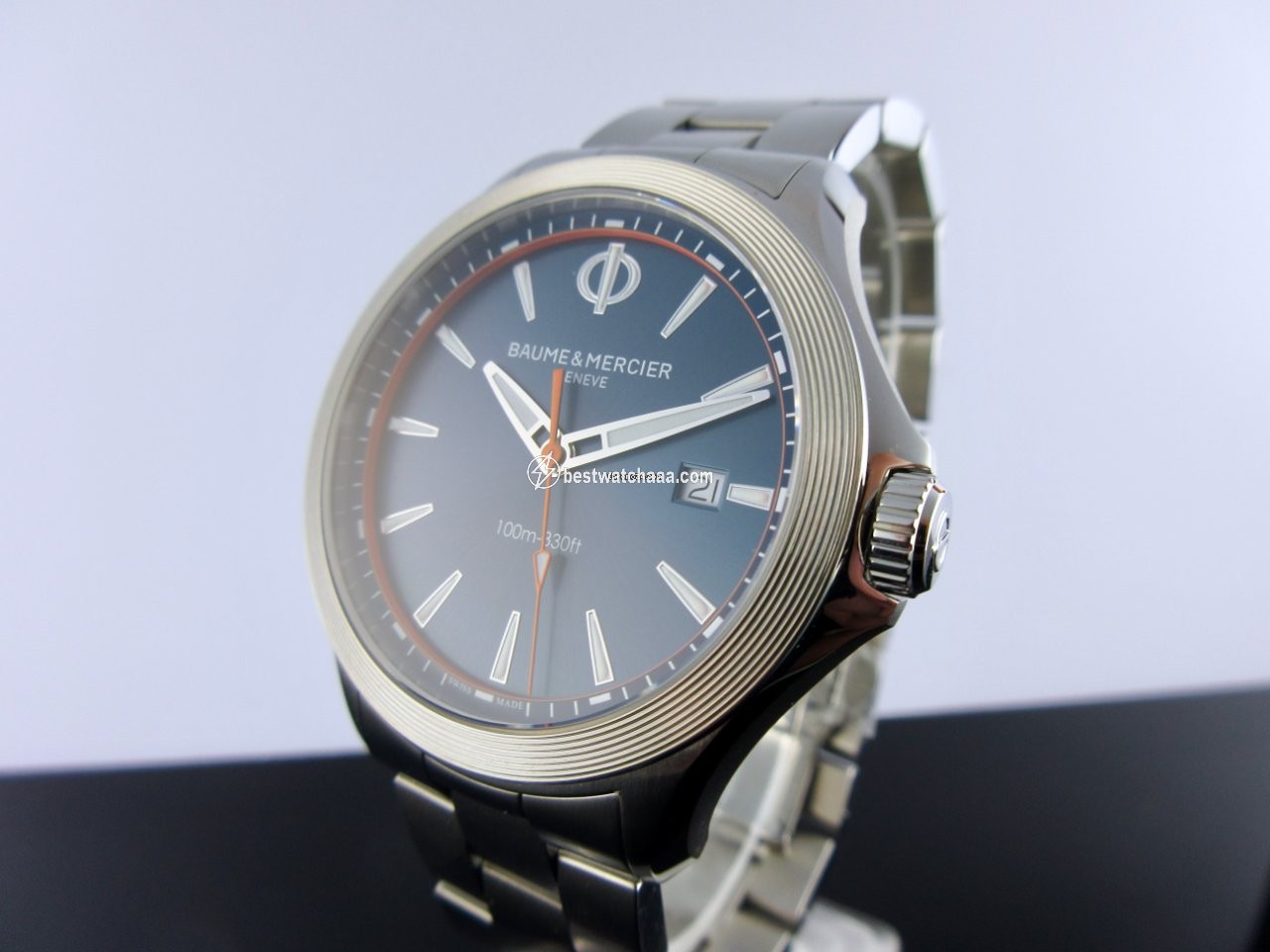 IMG_9081 Baume & Mercier Clifton Mens watch Unisex Quartz Steel MOA10413 Replica 4