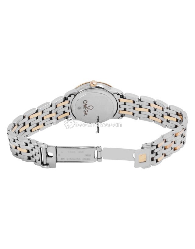 IMG_9081 Omega De Ville Prestige Mens watch Unisex Quartz Yellow gold 413.25.27.60.55.001 Replica 4