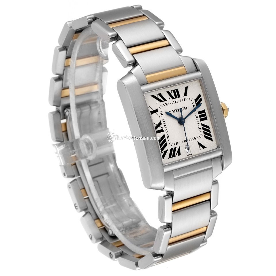 IMG_9081 Cartier Tank Francaise Mens watch Unisex Automatic W51005Q4 Replica 4