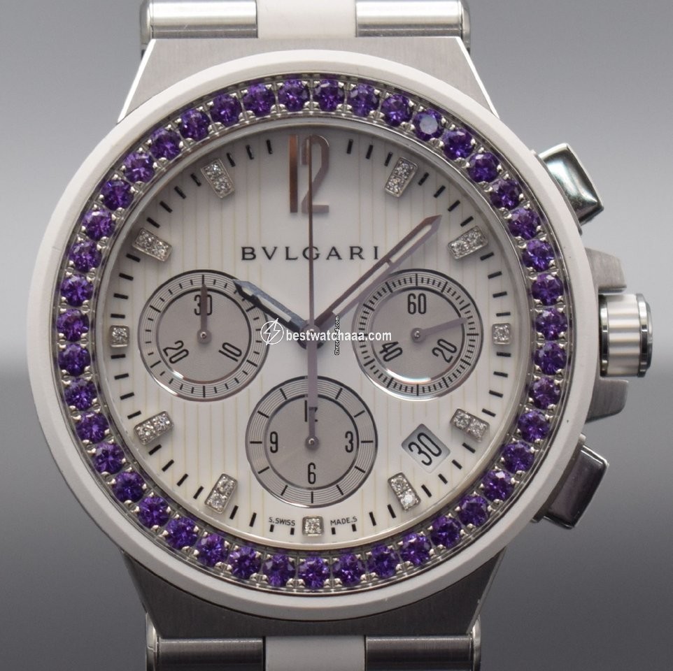 IMG_9081 Bulgari Diagono Womens watch Automatic Steel DG 40 S CH Replica 4