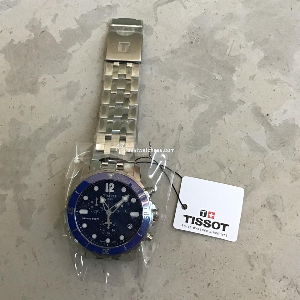 IMG_9081 Tissot Seastar 1000 Mens watch Unisex Quartz Steel T0664171104700 Replica 4
