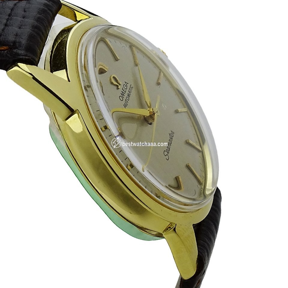 IMG_9081 Omega Seamaster Mens watch Unisex Automatic Yellow gold 14704-2 Replica 4