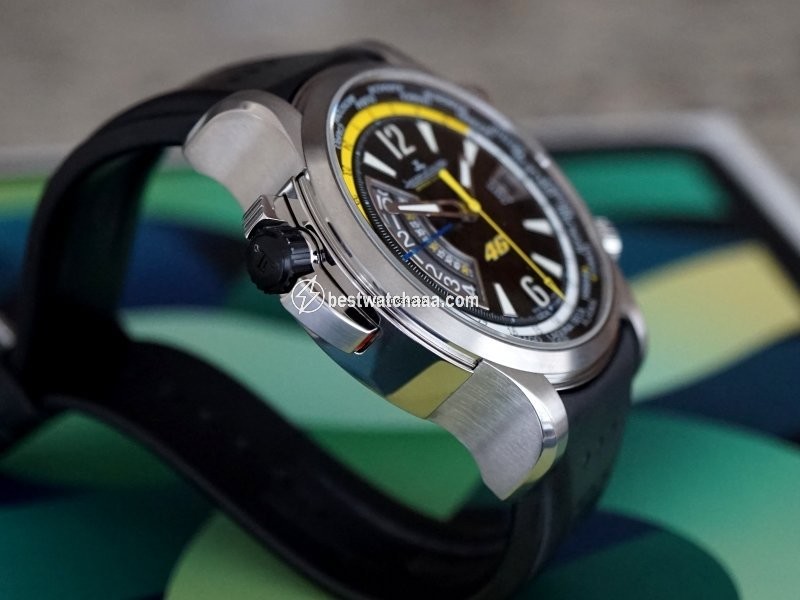 IMG_9081 Jaeger-LeCoultre Master Compressor Extreme W-Alarm Mens watch Unisex Automatic Titanium 150.T.42 Replica 4