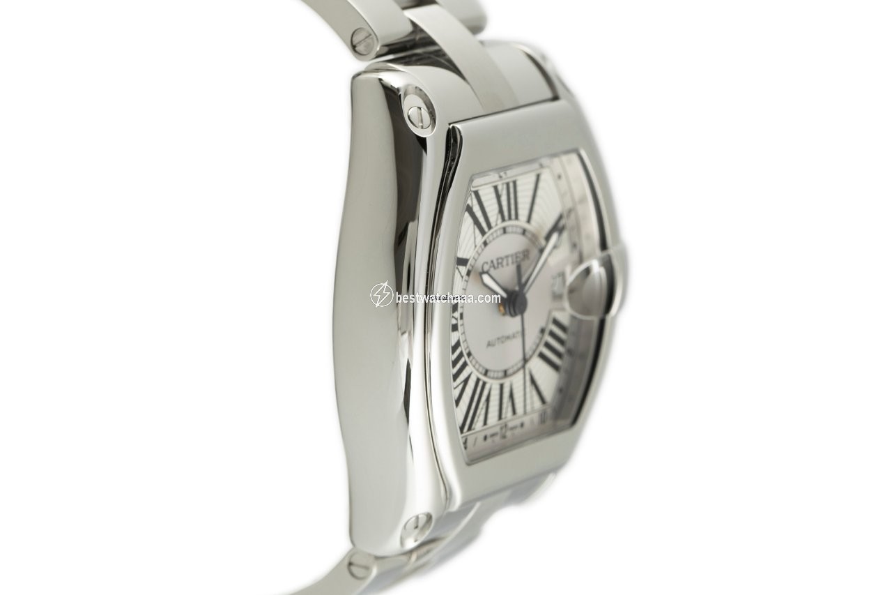 IMG_9081 Cartier Roadster Mens watch Unisex Automatic Steel 2722 Replica 4