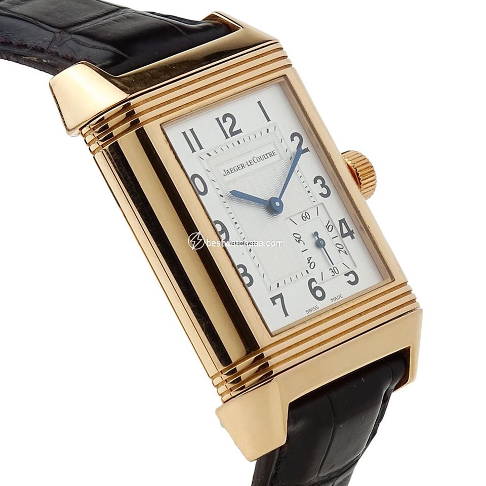 IMG_9081 Jaeger-LeCoultre Grande Reverso Mens watch Unisex Manual winding Rose gold 240.2.14 Replica 4