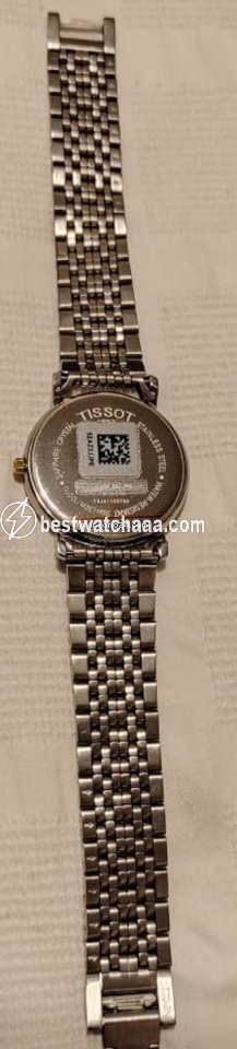 IMG_9081 Tissot Mens watch Unisex Quartz Gold Steel T870 970 Replica 4