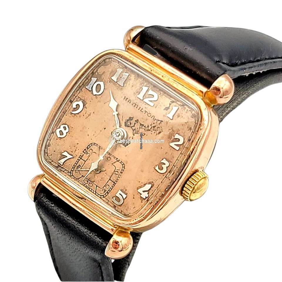 IMG_9081 Hamilton Mens watch Unisex Manual winding Gold Steel Hamilton Grade 987 Replica 4
