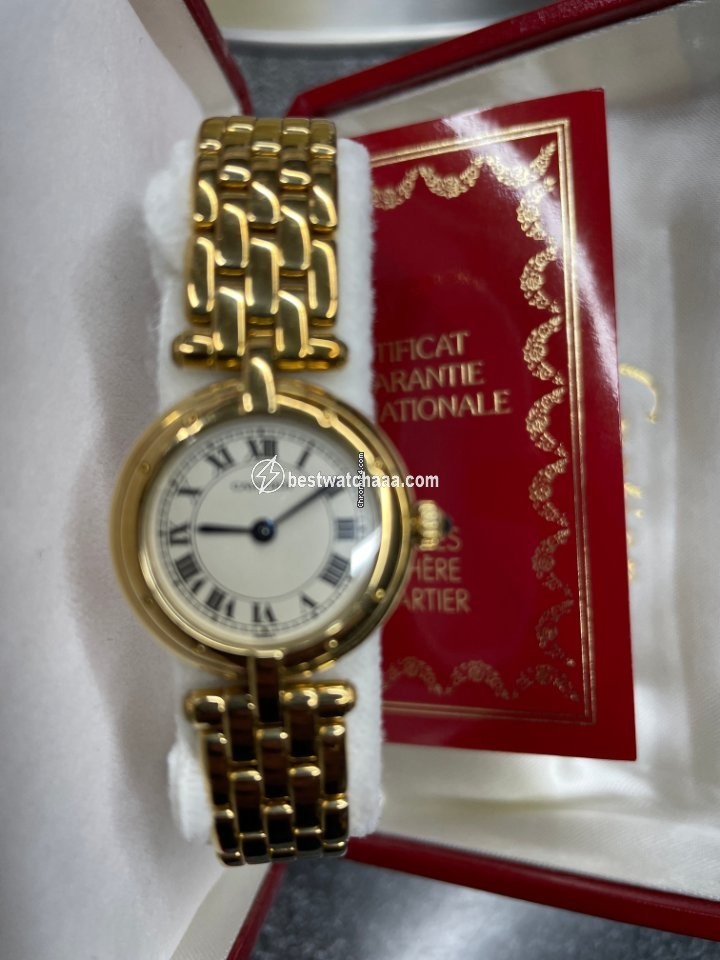 IMG_9081 Cartier Panthere Quartz Yellow gold 659200989 Replica 4