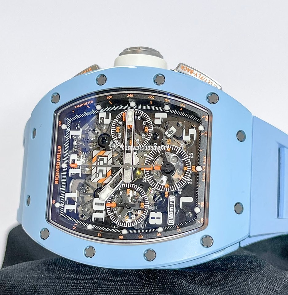 IMG_9081 Richard Mille RM 011 Mens watch Unisex Automatic Ceramic RICHARD MILLE Replica 4
