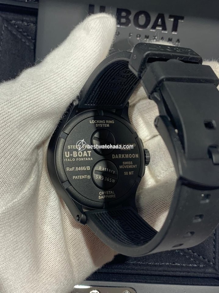 IMG_9081 U-Boat Mens watch Unisex Quartz Steel 8466 Replica 4