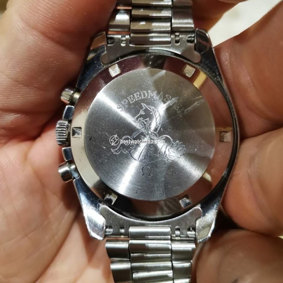 IMG_9081 Omega Speedmaster Professional Moonwatch Mens watch Unisex Manual winding Steel 105012-66 Replica 4