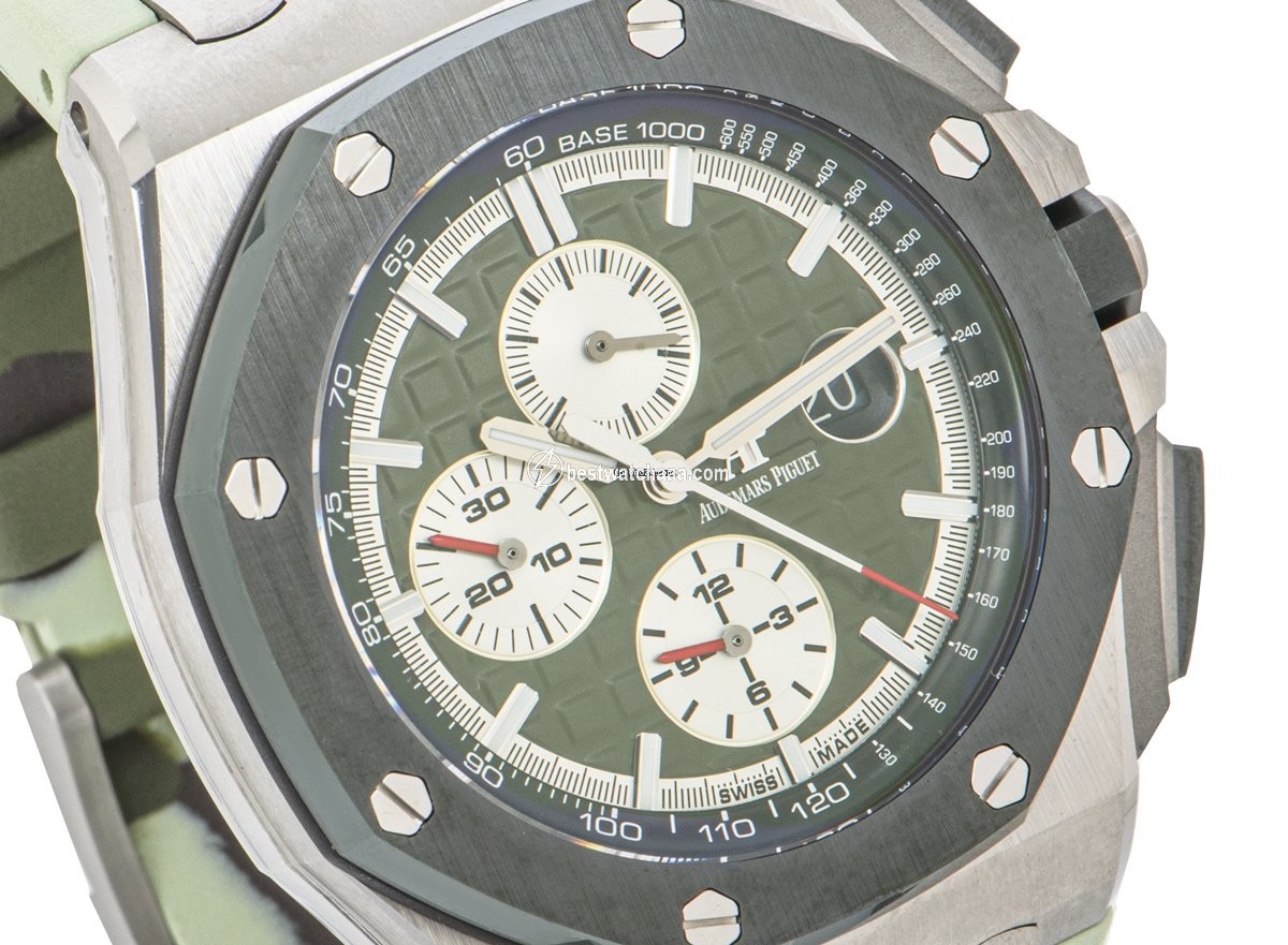 IMG_9081 Audemars Piguet Royal Oak Offshore Chronograph Mens watch Unisex Automatic Steel 26400SO.OO.A055CA.01 Replica 4