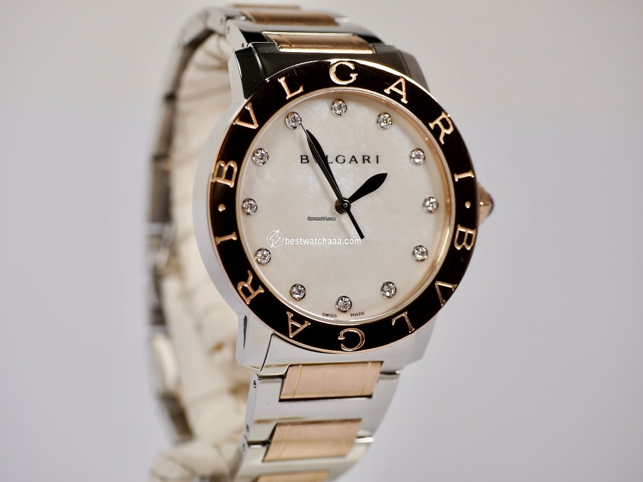 IMG_9081 Bulgari Bulgari Womens watch Automatic Gold Steel BBL37WSPG 12 Replica 4