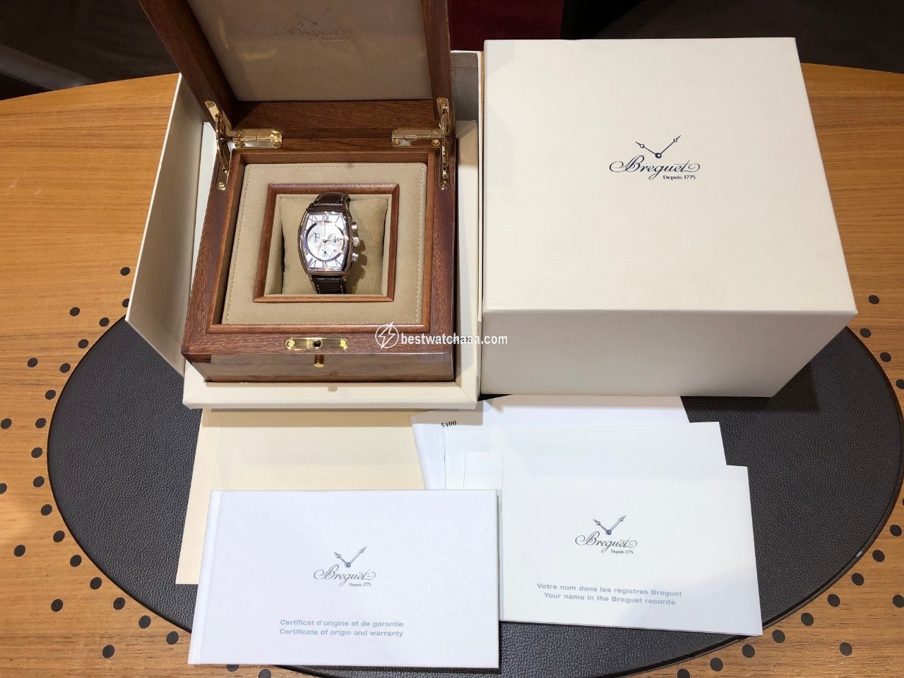 IMG_9081 Breguet Heritage Mens watch Unisex Automatic White gold 5400BB 12 9V6 Replica 4