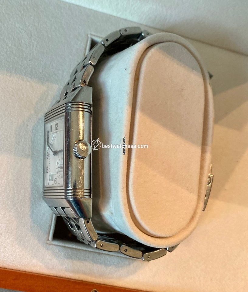 IMG_9081 Jaeger-LeCoultre Reverso Grande Date Mens watch Unisex Manual winding Steel Q3008120 Replica 4