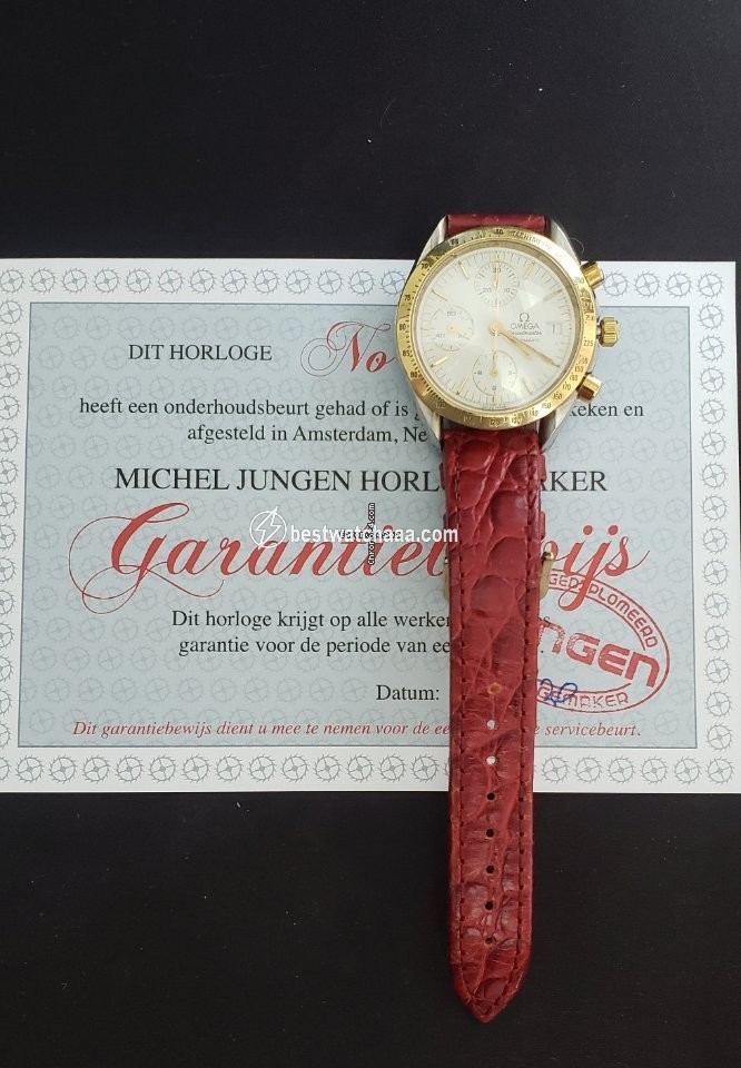 IMG_9081 Omega Speedmaster Mens watch Unisex Automatic Gold Steel 1750043 Replica 4