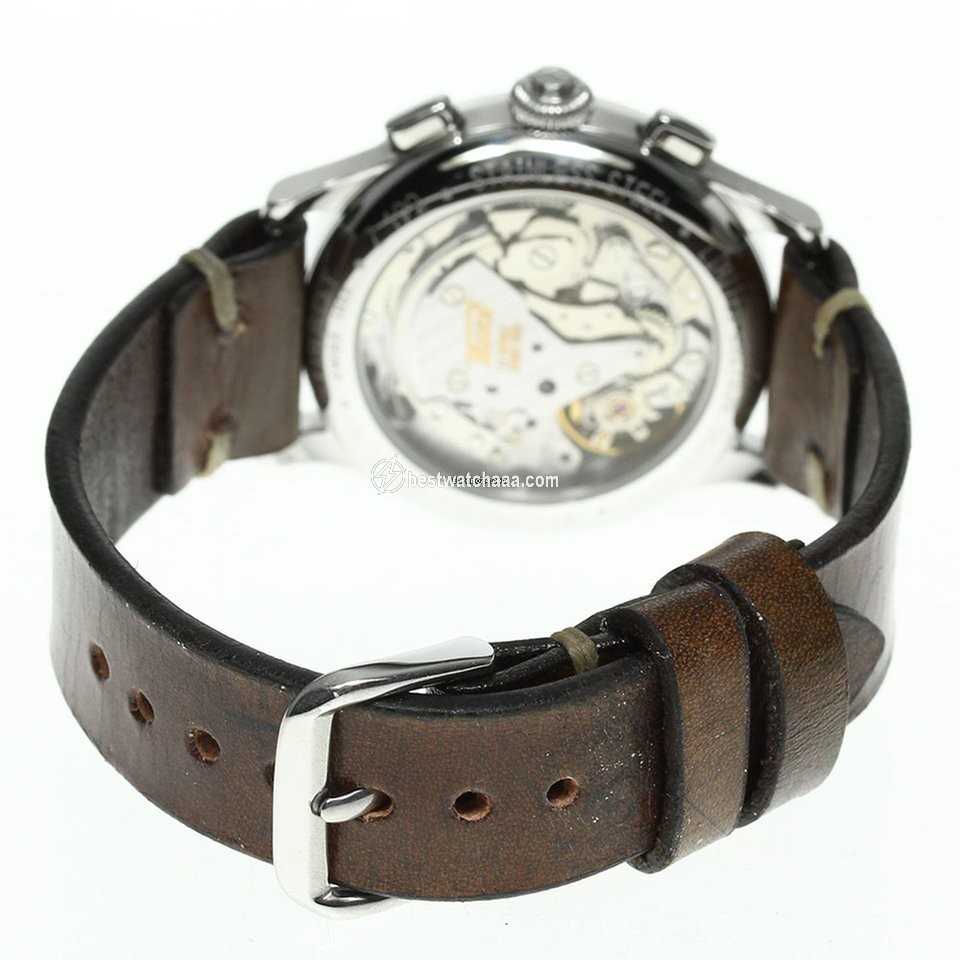 IMG_9081 Tissot Heritage Mens watch Unisex Manual winding Steel T66.1.428.52 Replica 4