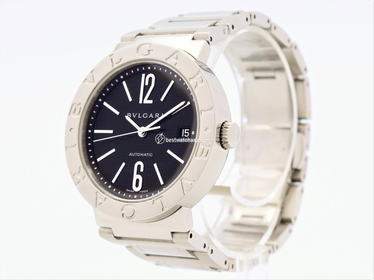 IMG_9081 Bulgari Mens watch Unisex Automatic Steel 101370 Replica 4