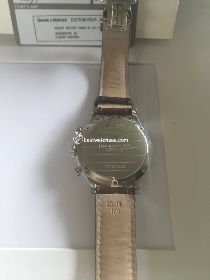 IMG_9081 Baume & Mercier Capeland Mens watch Unisex Automatic Steel 10001 Replica 4