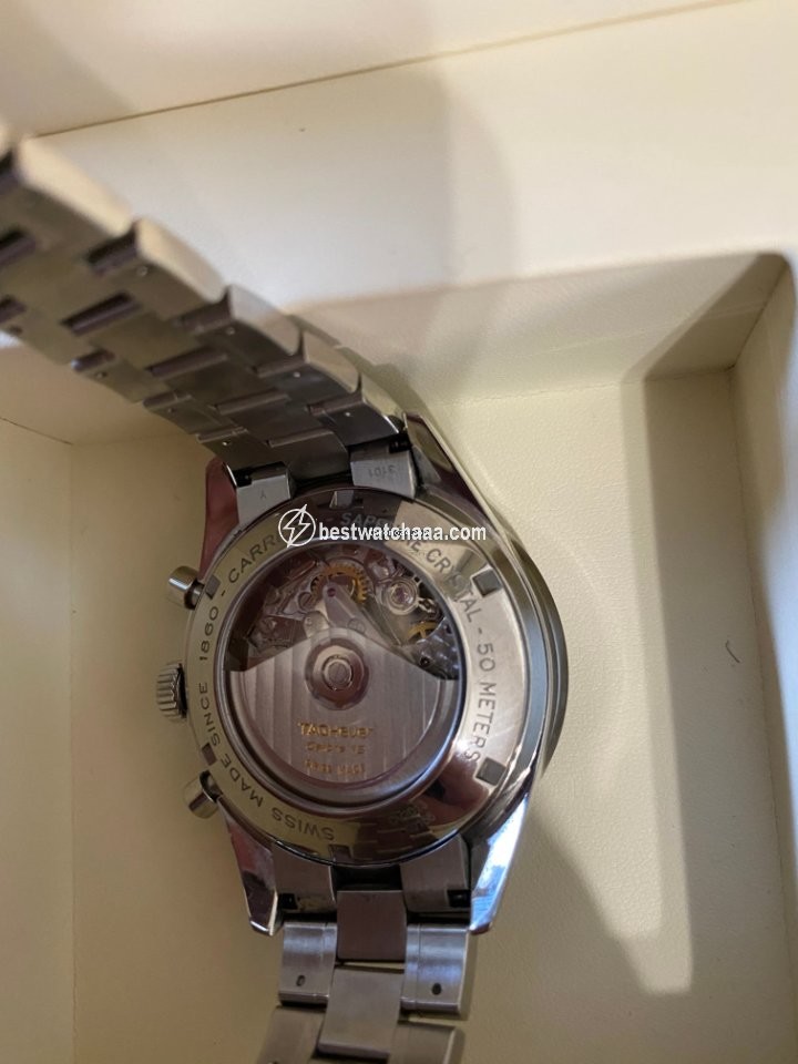 IMG_9081 TAG Heuer Carrera Calibre 16 Mens watch Unisex Automatic Steel CV2013-2 Replica 4