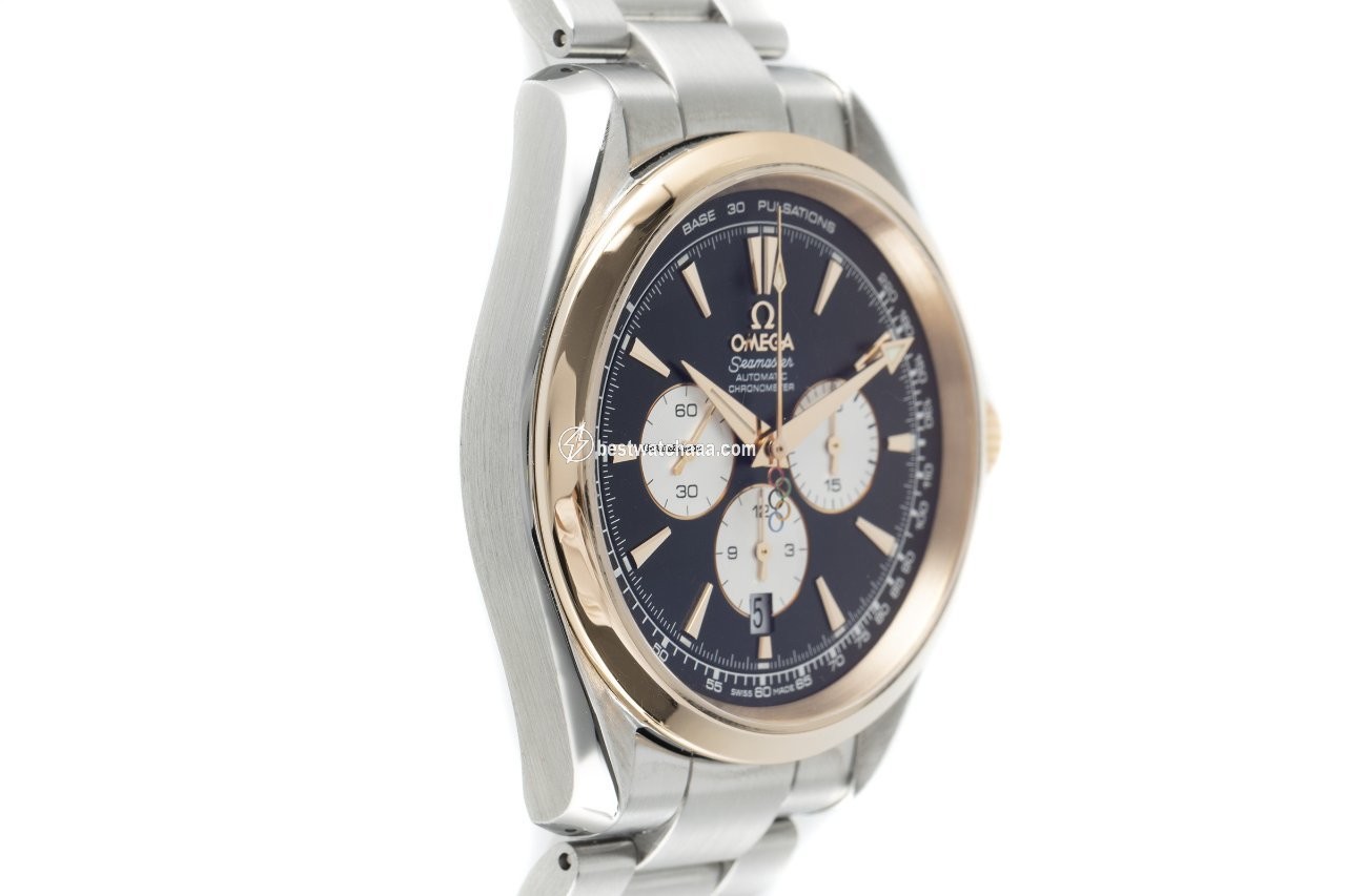IMG_9081 Omega Seamaster Aqua Terra Mens watch Unisex Automatic Gold Steel 221.20.42.40.01.001 Replica 4