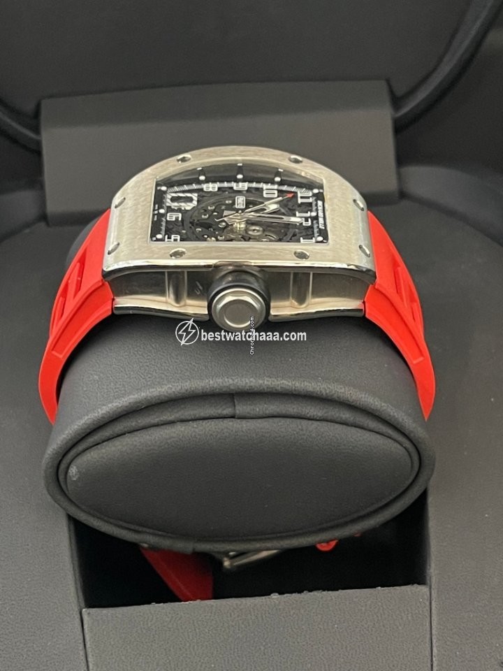 IMG_9081 Richard Mille RM 010 Mens watch Unisex Automatic White gold RM010 Replica 4
