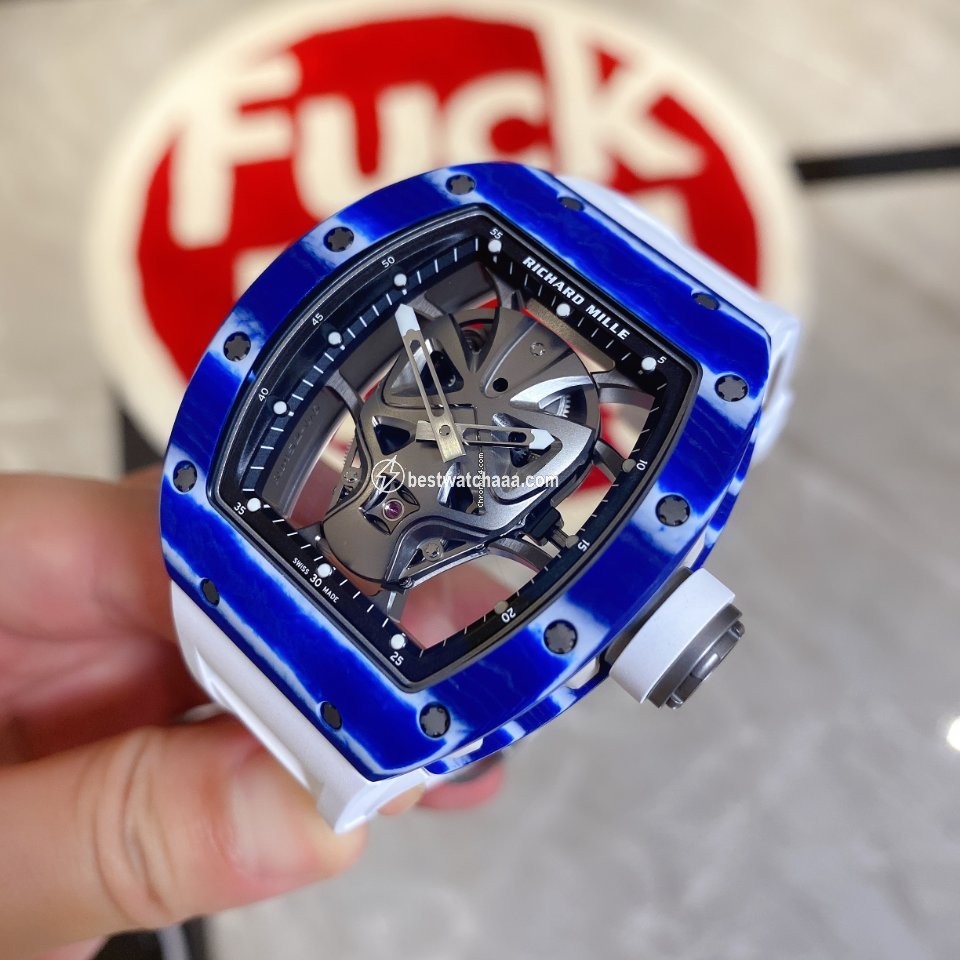 IMG_9081 Richard Mille RM 052 Mens watch Unisex Manual winding Ceramic RM 52-01 Replica 4