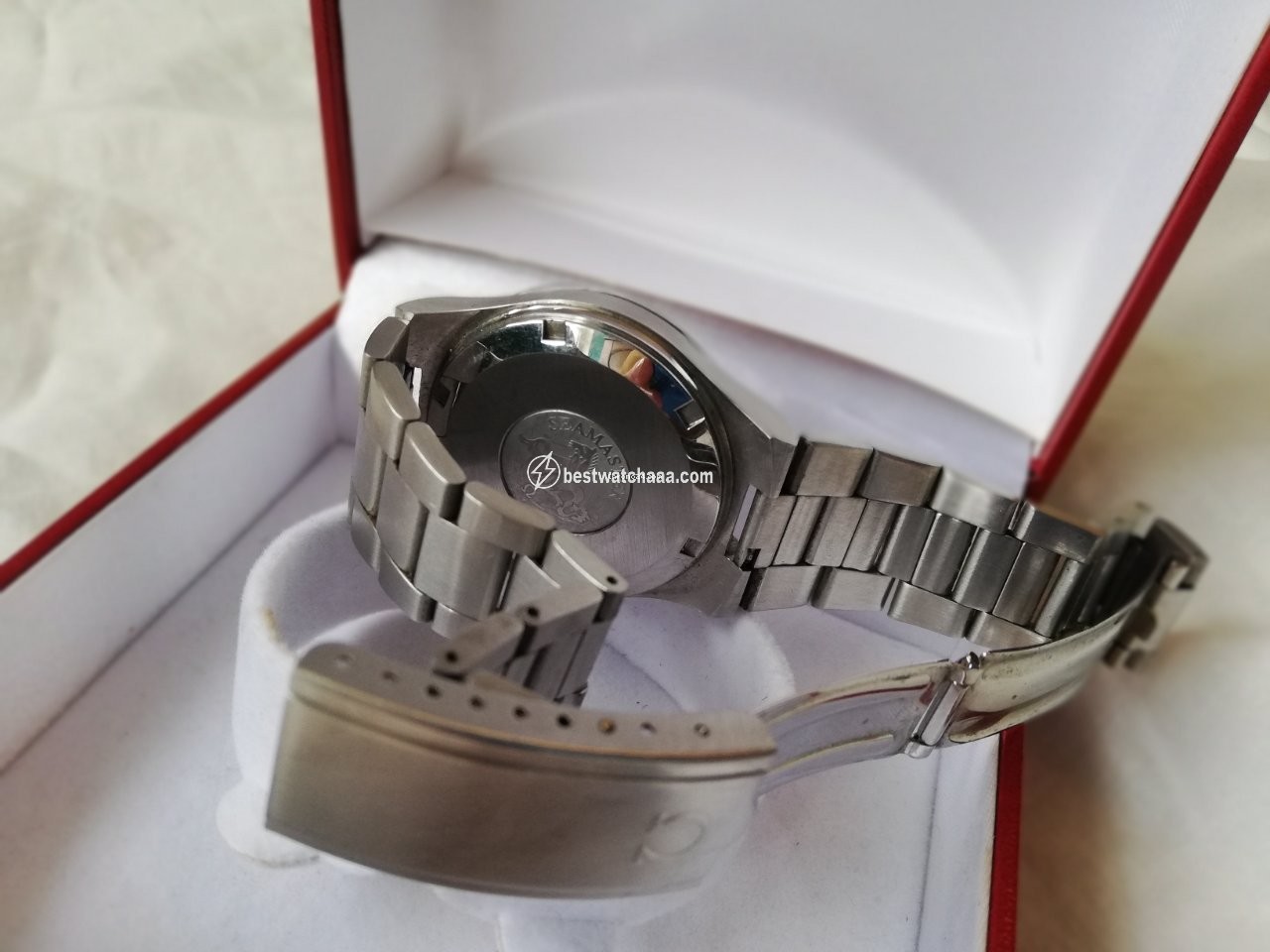 IMG_9081 Omega Seamaster Mens watch Unisex Automatic Steel 166.0206 Replica 4