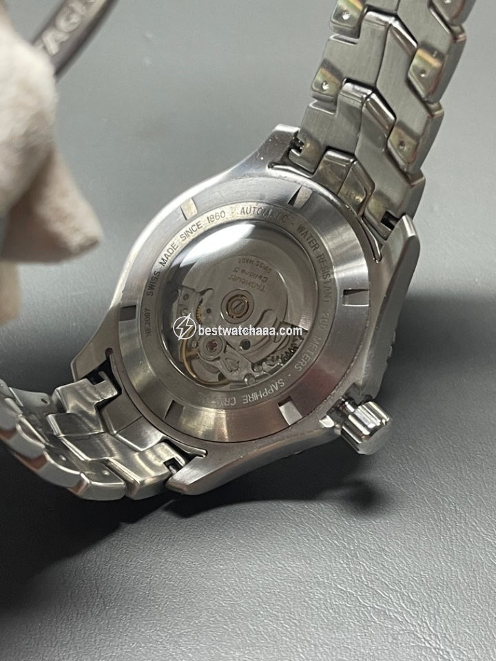 IMG_9081 TAG Heuer Link Calibre 5 Automatic Steel WJ201B.BA0591 Replica 4