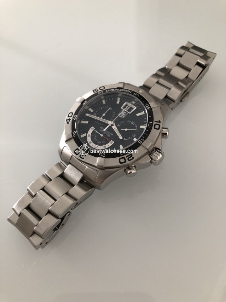 IMG_9081 TAG Heuer Aquaracer 300M Mens watch Unisex Quartz Steel CAF101A Replica 4