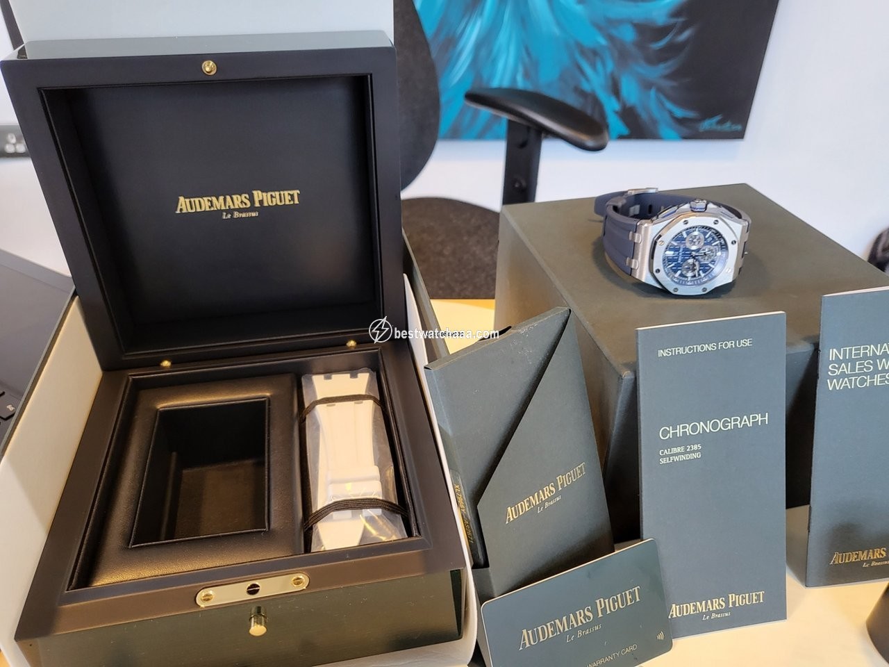 IMG_9081 Audemars Piguet Royal Oak Offshore Chronograph Mens watch Unisex Automatic Titanium Ref. 26480TI.OO.A027CA.01 Replica 4