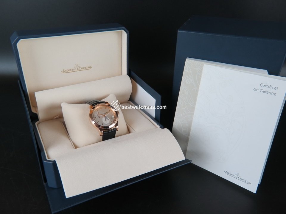 IMG_9081 Jaeger-LeCoultre Master Hometime Mens watch Unisex Automatic Rose gold 1622420 Replica 4