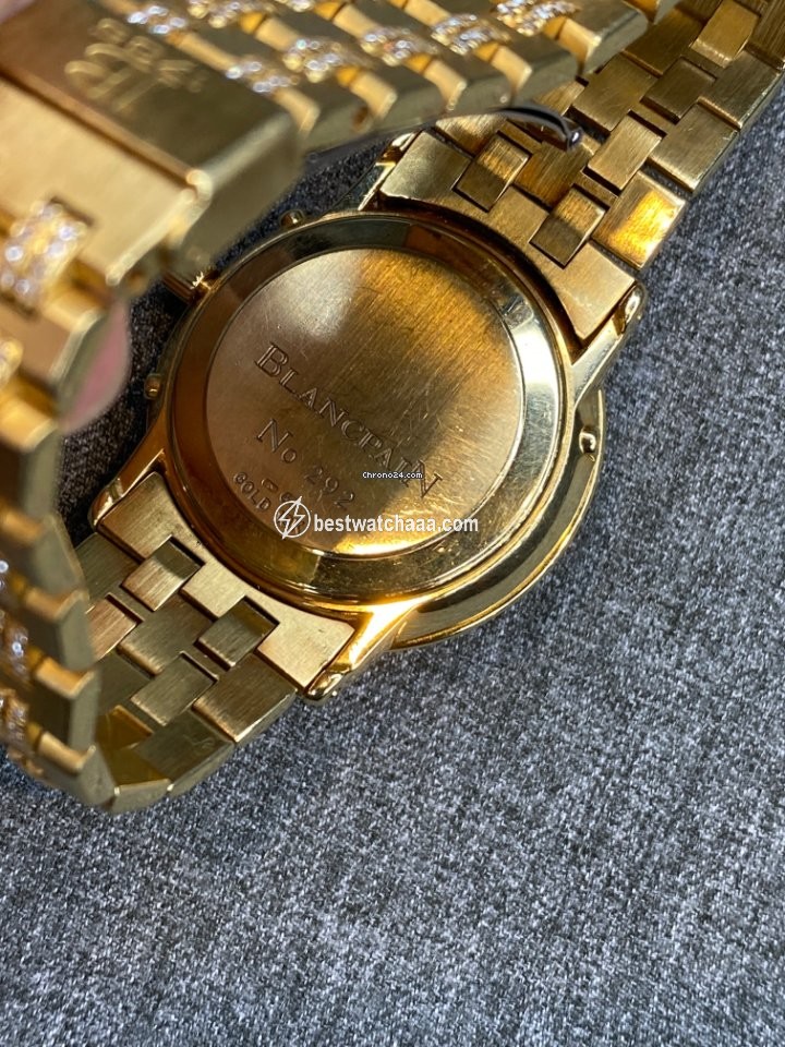 IMG_9081 Blancpain Womens watch Automatic Yellow gold 5395 Replica 4