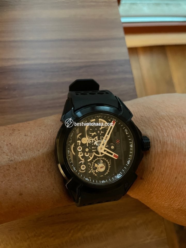 IMG_9081 Jacob & Co. Mens watch Unisex Manual winding Titanium 550.100.20.NS.OY.4NS Replica 4