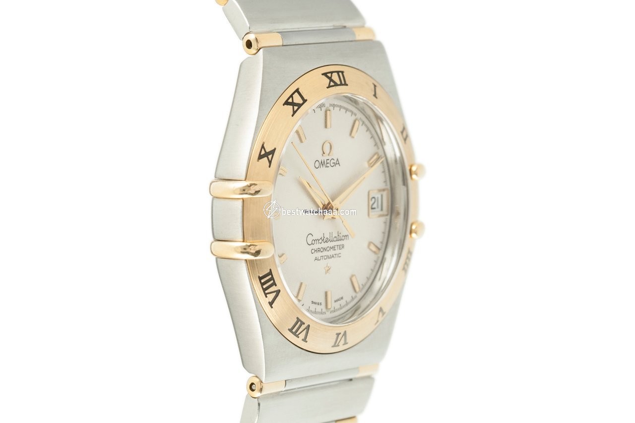 IMG_9081 Omega Constellation Mens watch Unisex Automatic Gold Steel 1302.30.00 Replica 4