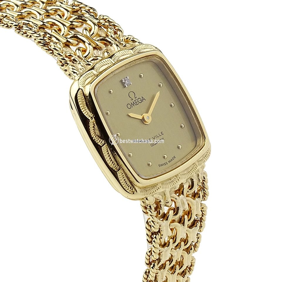 IMG_9081 Omega De Ville Womens watch Quartz Yellow gold 9170 Replica 4