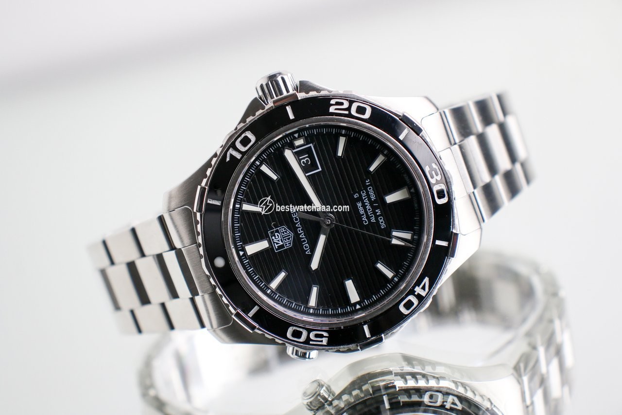 IMG_9081 TAG Heuer Aquaracer 500M Mens watch Unisex Automatic Steel WAK2110.BA0830 Replica 4