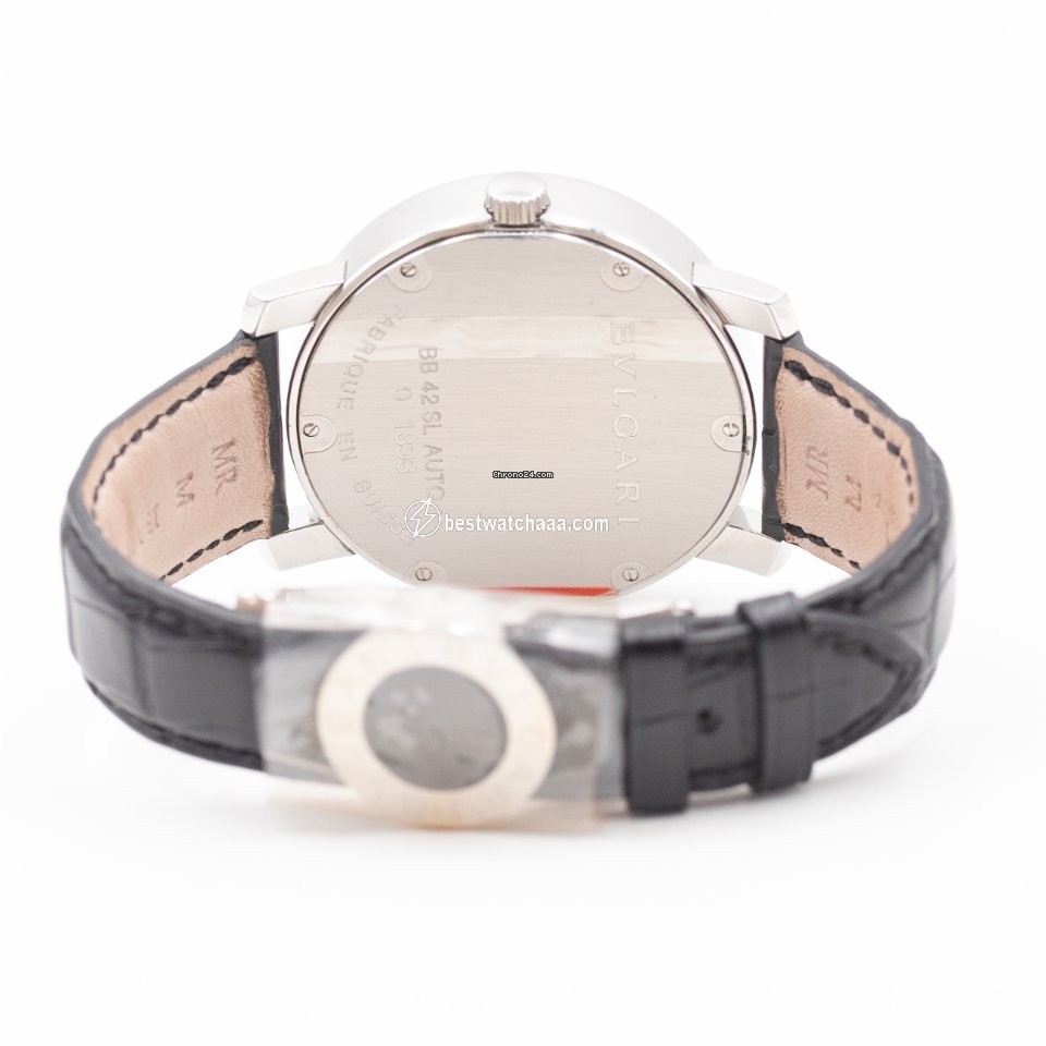 IMG_9081 Bulgari Bulgari Mens watch Unisex Automatic Steel BB42BSLDC Replica 4
