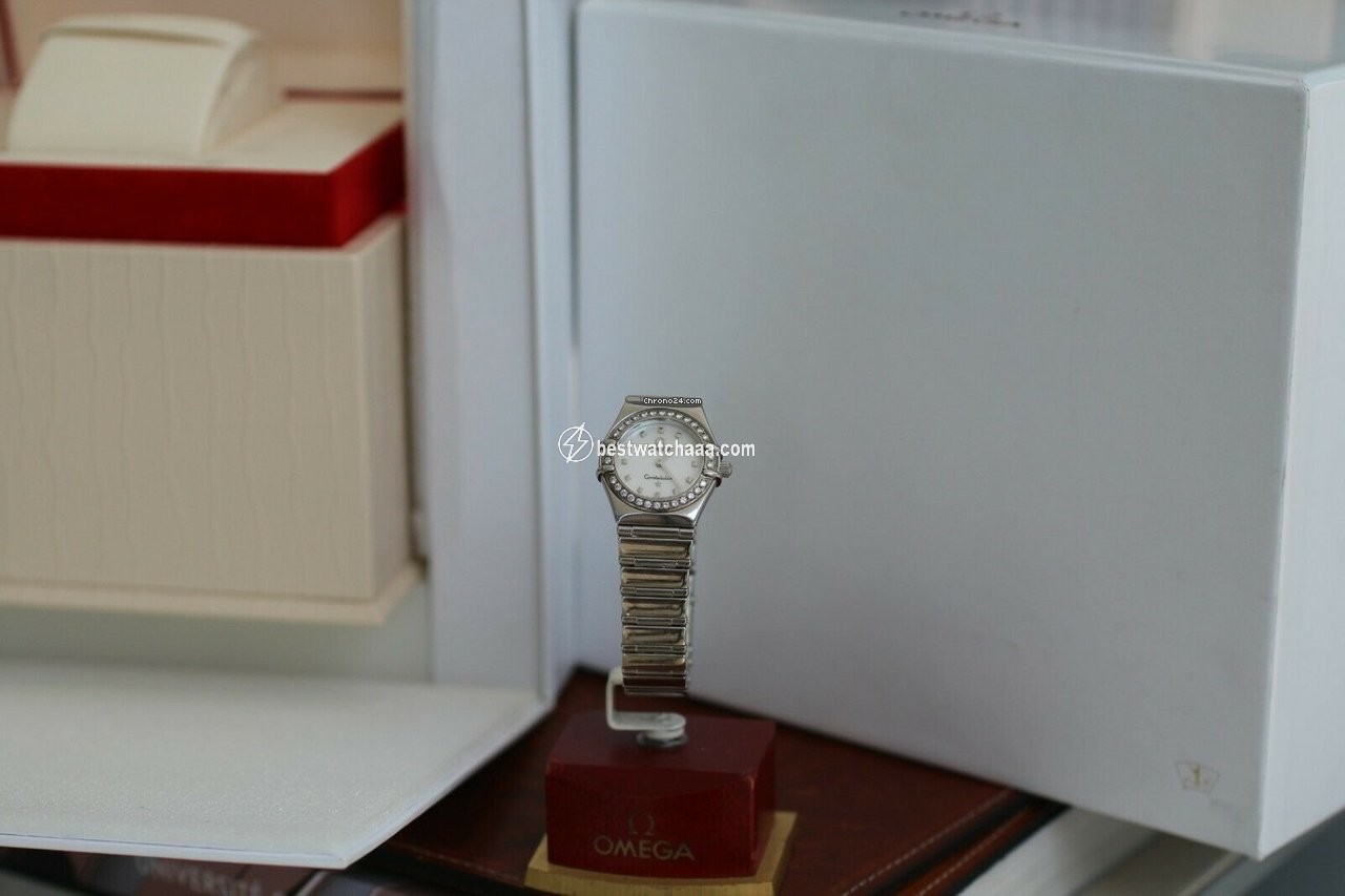 IMG_9081 Omega Constellation Quartz Womens watch Quartz Steel 1465.71.00 Replica 4
